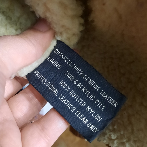 ~{Montgomery Ward}~ Vintage sherpa lined suede leather jacket. - Picture 13 of 13